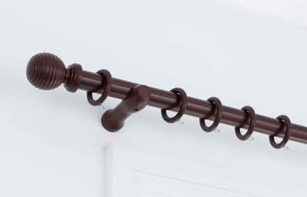 Photo of Curtain pole dark wood (Canton CF5) #1