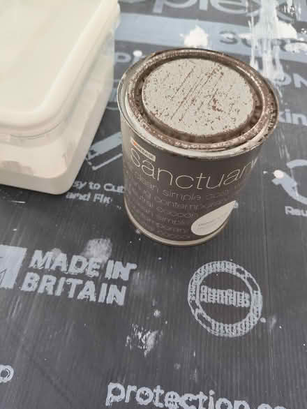 Photo of free Eggshell white paint (Keynsham Memorial Park) #1