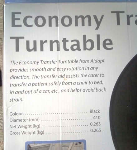 Photo of free Transfer turntable for car/chair (Broadsone BH18) #2