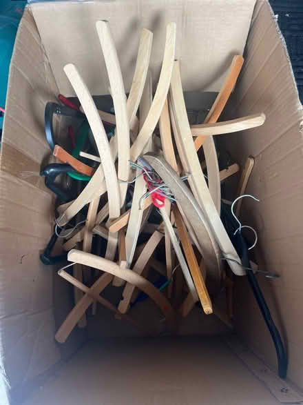 Photo of free Box of hangers (Newburgh WN8) #1