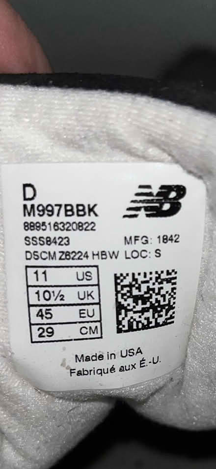 Photo of free Mens New Balance Sneakers (Silver Spring MD) #2