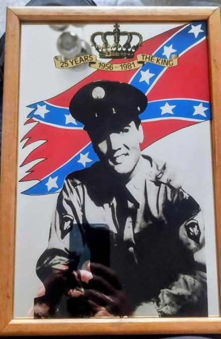 Photo of free Elvis mirror. Quite old (Kingsway Bath) #1