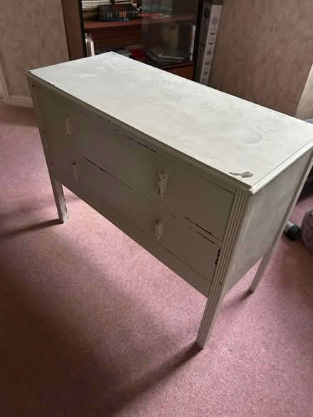 Photo of free Wooden chest of drawers on legs (WA4) #1