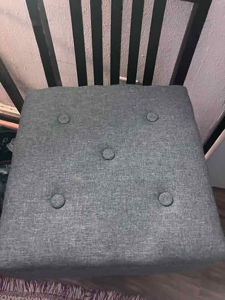 Photo of free 15x15” Broken Storage Ottoman (Takoma, DC) #1