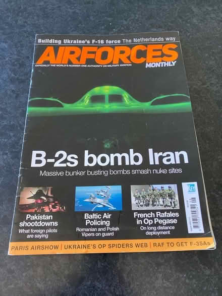 Photo of free Airforces Monthly Magazine August 2025 (Shelton Lock DE73) #1