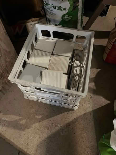 Photo of free Extra light gray tiles (Hopkinton) #3