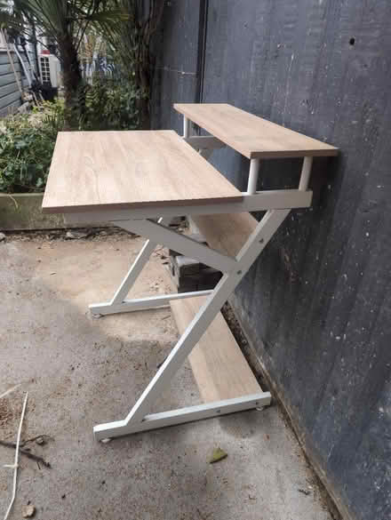 Photo of free Small freestanding computer desk (SE27) #3