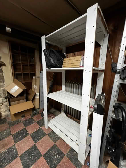 Photo of free tall wood shelves (Lansdowne PA) #1