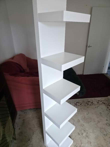 Photo of free White IKEA open shelving (Swindon Village GL51) #2