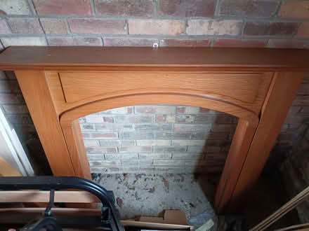 Photo of free Mantelpiece and stone hearth (Bungay NR35) #1