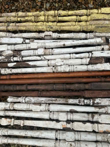 Photo of free 21 Antique stair spindles (Shaklwell N16) #1