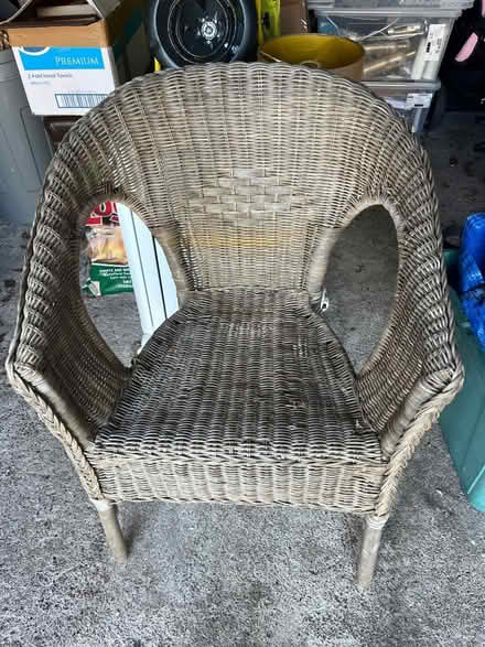 Photo of free Rattan chair (Fairfield Park) #1