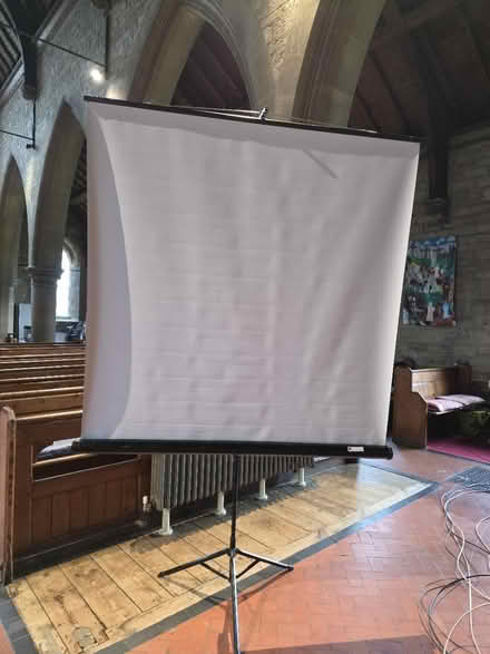 Photo of free Old freestanding projector screen (underwood, NG16) #2