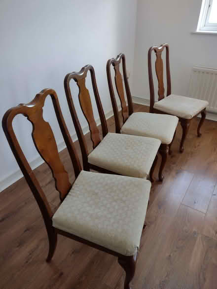 Photo of free 4 dining room chairs (Alresford CO7) #1