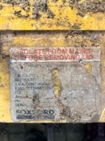 Photo of free Power Tool Transformer (Worle BS22) #2