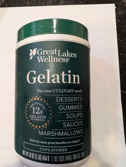 Photo of free Jar of gelatin (Hercules) #1