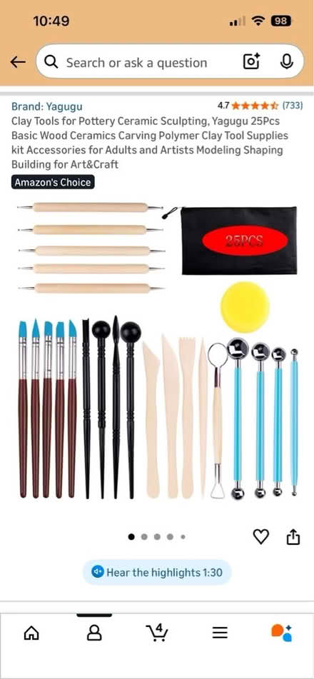 Photo of free Clay potter sculpture tools (Friendship Heights) #1