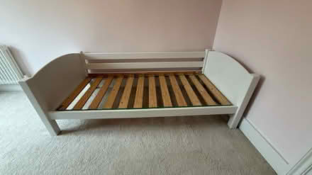 Photo of free Single white bed frame (KT12) #2