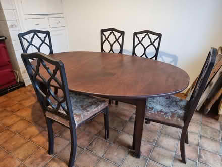 Photo of free Dining table and 5 chairs (Stannington, Sheffield S6) #1