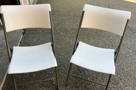 Photo of free Two Folding Chairs (North Bothell) #1