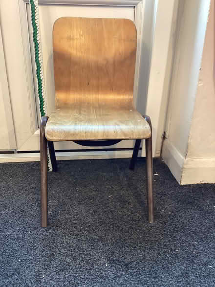 Photo of free vintage wooden childrens chairs x 3 (Surbiton KT6) #4