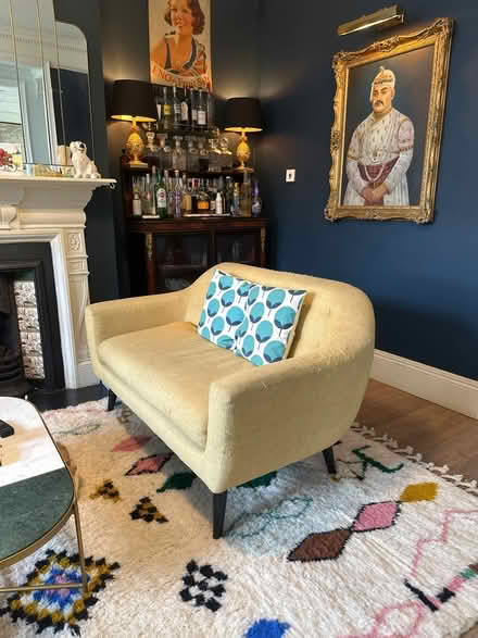 Photo of free Yellow Two Seater Sofa (N4) #4