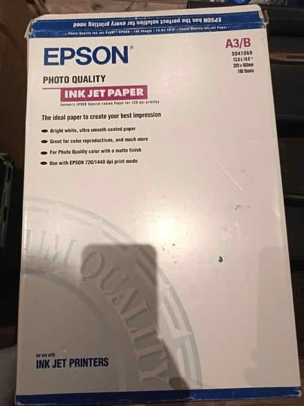 Photo of free Epson photo quality paper A3 (New Alresford SO24) #1