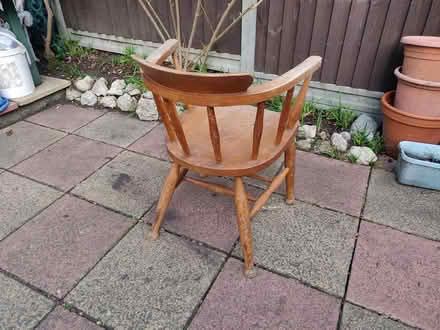 Photo of free Oak carver chair (Fleet GU52) #2