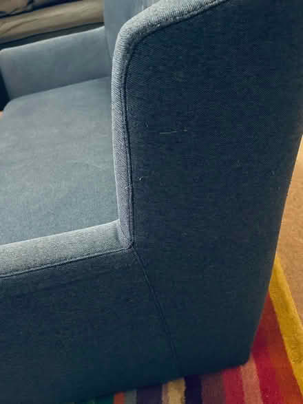 Photo of free blue scandi/danish-style sofa (Fitzrovia W1W) #4