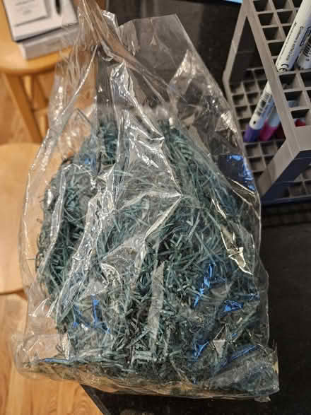 Photo of free Dark green paper Easter grass (East Wilmette) #1