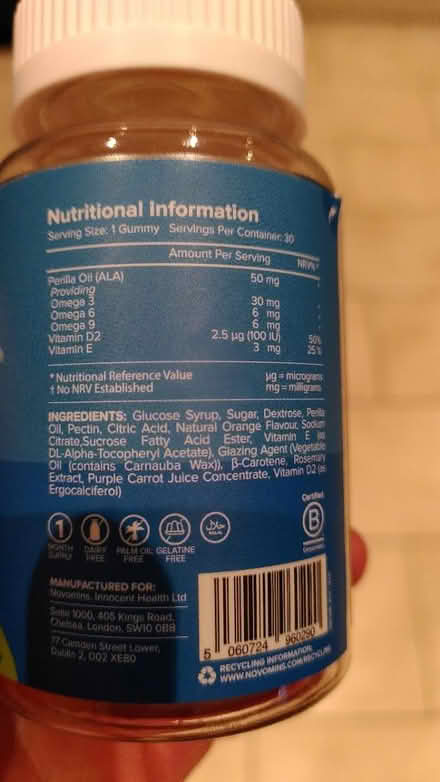 Photo of free Omega 3-6-9 gummies for kids (Byfleet KT14) #2