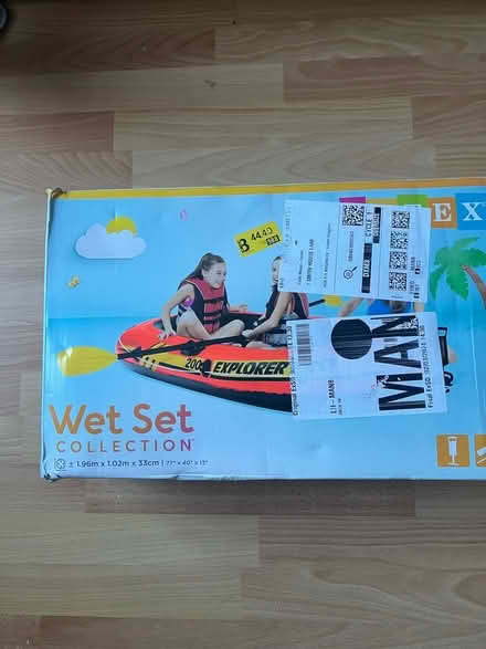 Photo of free New boat, oars and pump (Hove Edge HD6) #1