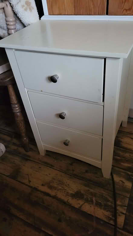 Photo of free Cream bedside table (Whitchurch SY13) #1