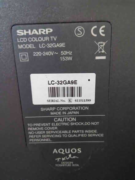 Photo of free tv 32" (Meersbrook S8) #2