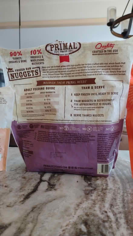 Photo of free Frozen raw cat food (Southwest of Ford Lake) #3