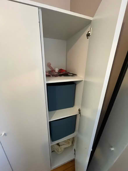 Photo of free White IKEA 3 door wardrobe (Cardiff, llandaff CF5) #4