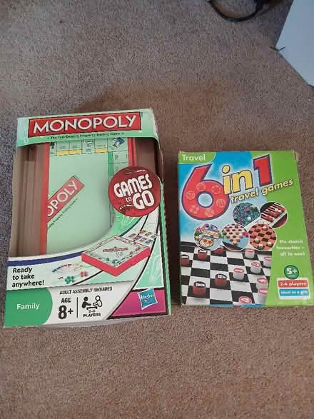 Photo of free 2 x travel board games (Fairfield Park) #1