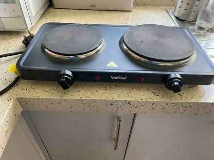 Photo of free 2 ring electric hob (S11 Carter Knowle) #1