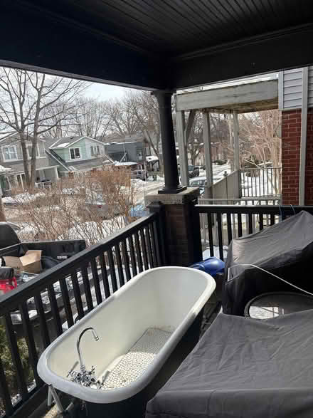 Photo of free cast iron claw foot tub (Upper Beach) #1