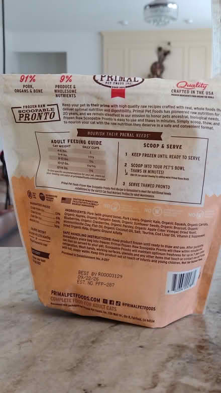 Photo of free Frozen raw cat food (Southwest of Ford Lake) #2