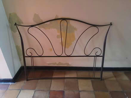 Photo of free Metal headboard for double bed (Anerley SE20) #1