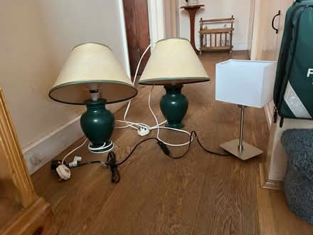 Photo of free Two green lamps, &a white one (Headington Quarry OX3) #1