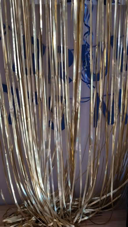 Photo of free Blue Birthday Banner/Gold Fringe (Taunton, Somerset) #3