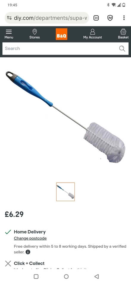 Photo of Bird feeder cleaning brush (B13 Billesley) #1