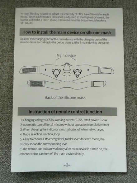 Photo of free Face forming muscle stimulator (East Boston) #3