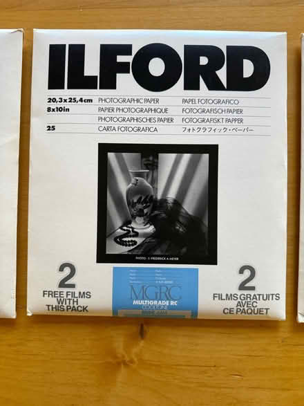 Photo of free Ilford photographic paper (Mill Valley) #2