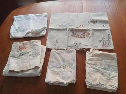 Photo of free Vintage hand embroidered items (Yonge and Sheppard) #1