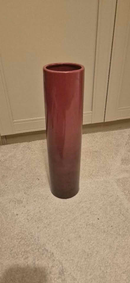 Photo of free Red Tall Vase (Greaves LA1) #1