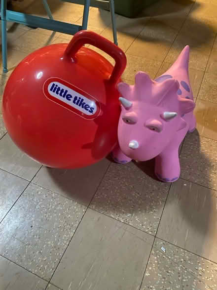 Photo of free Bouncy Ball and Pink Dino (Norristown) #1