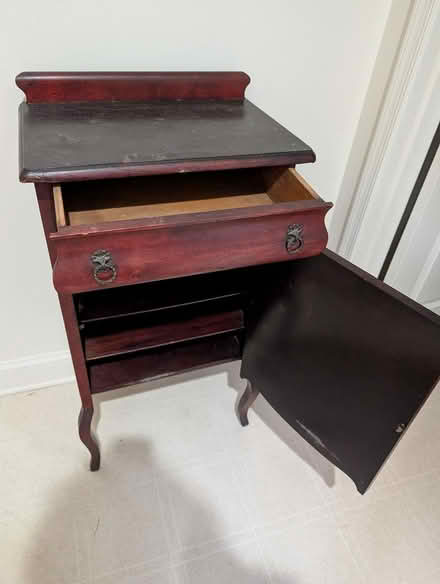 Photo of free Antique music cabinet (Near Wegmans Allentown) #3